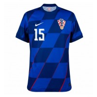 Maglia Calcio Croazia Mario Pasalic #15 Seconda Divisa Europei 2024 Manica Corta